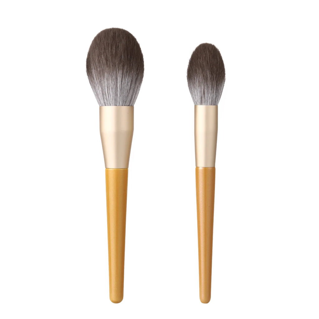 Large Loose Powder Brush | Gold-Plated Soft Makeup Brush Loose Powder Brush QXL