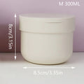 Refillable Cosmetic Jar with Spoon 300ml/400ml | Travel Pot Cosmetic Storage Jar QXL M