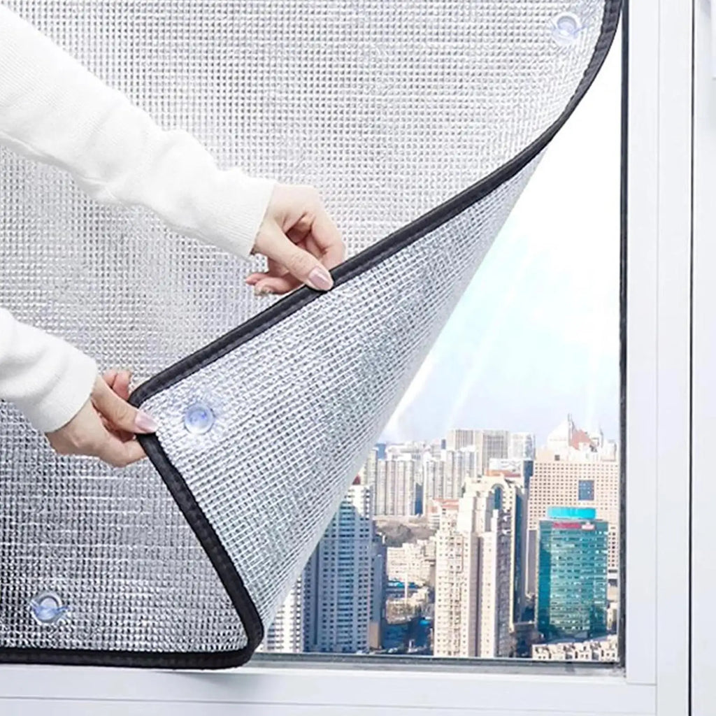 Sun Blocking Window Film 100×50cm | Suction Cup Shade Window Sun Shade Film QXL