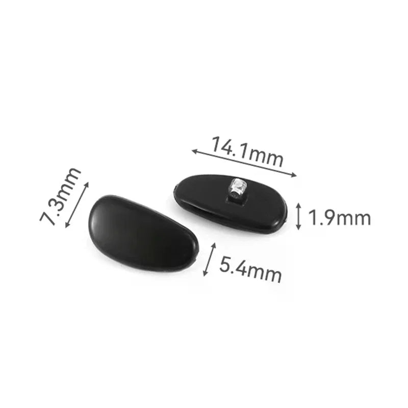 Anti-Slip Silicone Nose Pads for Glasses – 5 Pairs Eyeglass Nose Pads QXL