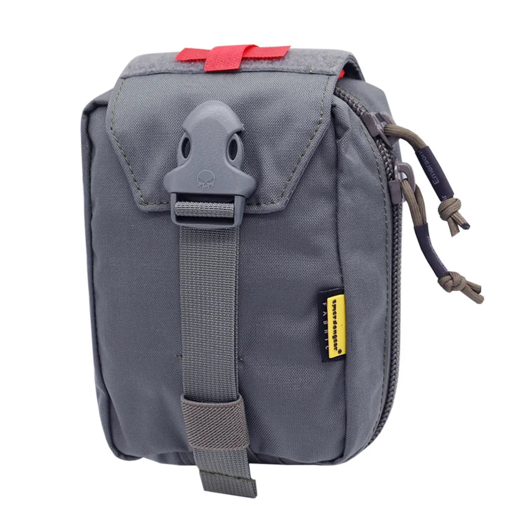 Tactical MOLLE IFAK Rip-Away First Aid Kit Pouch | EMT Carrier Tactical IFAK Pouch QXL FG