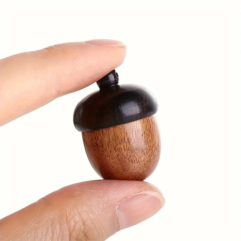 Wooden Acorn Wishing Bottle Keychain | DIY Pendant Charm Keychain Pendant Charm QXL