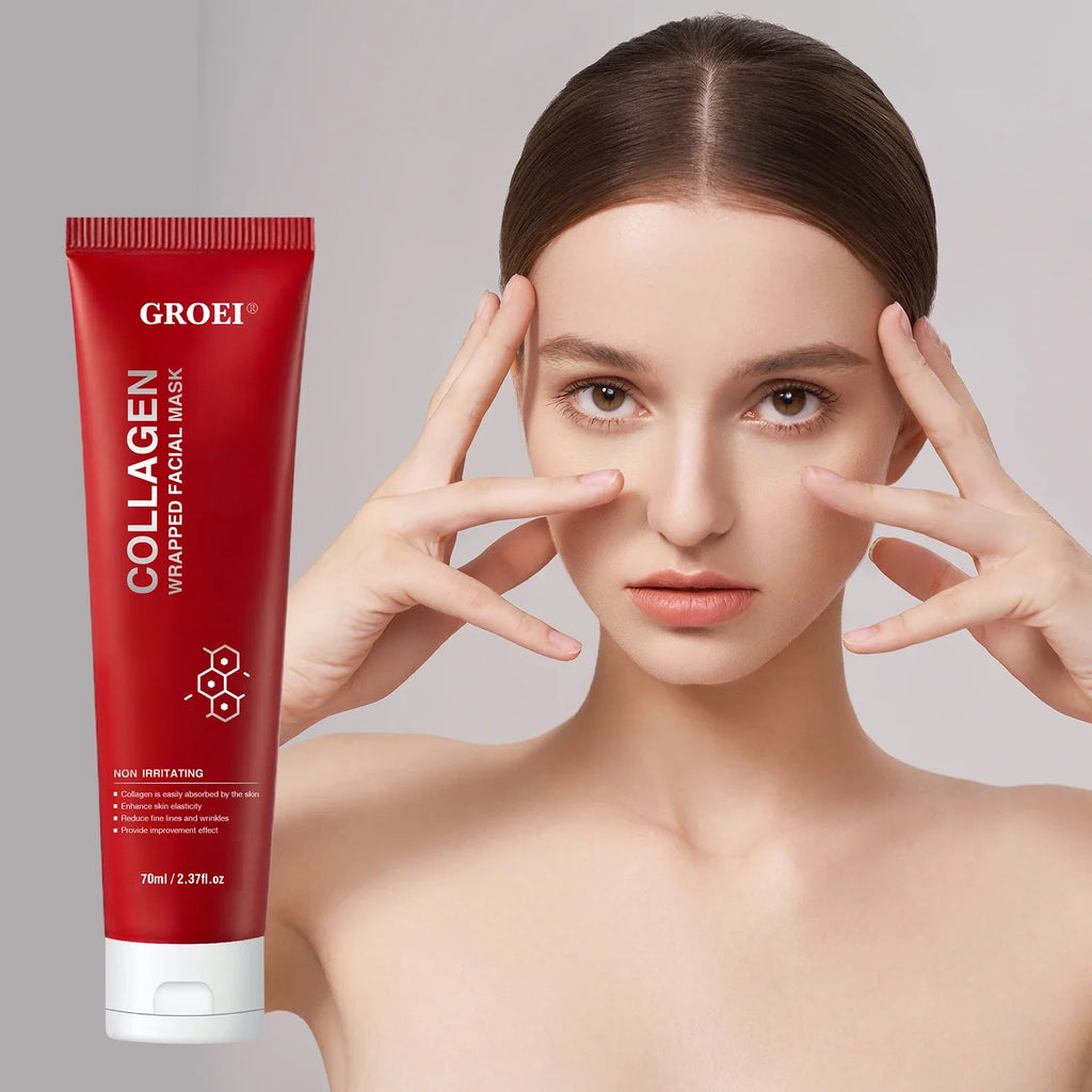 Korean Collagen Peel-Off Mask – Hydrating & Firming Gel Peel-Off Face Mask QXL