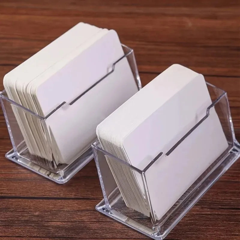 Large Capacity Business Card Storage Box | Plastic Organizer Business Card Organizer QXL
