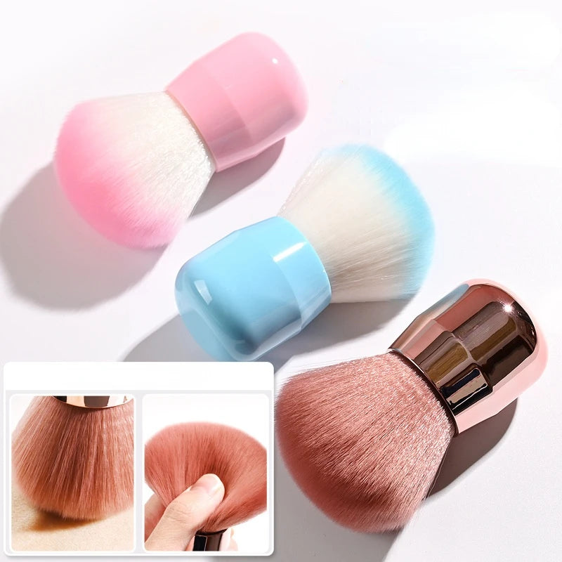 Large Loose Powder Brush – Soft Synthetic Face Makeup Brush Loose Powder Brush QXL