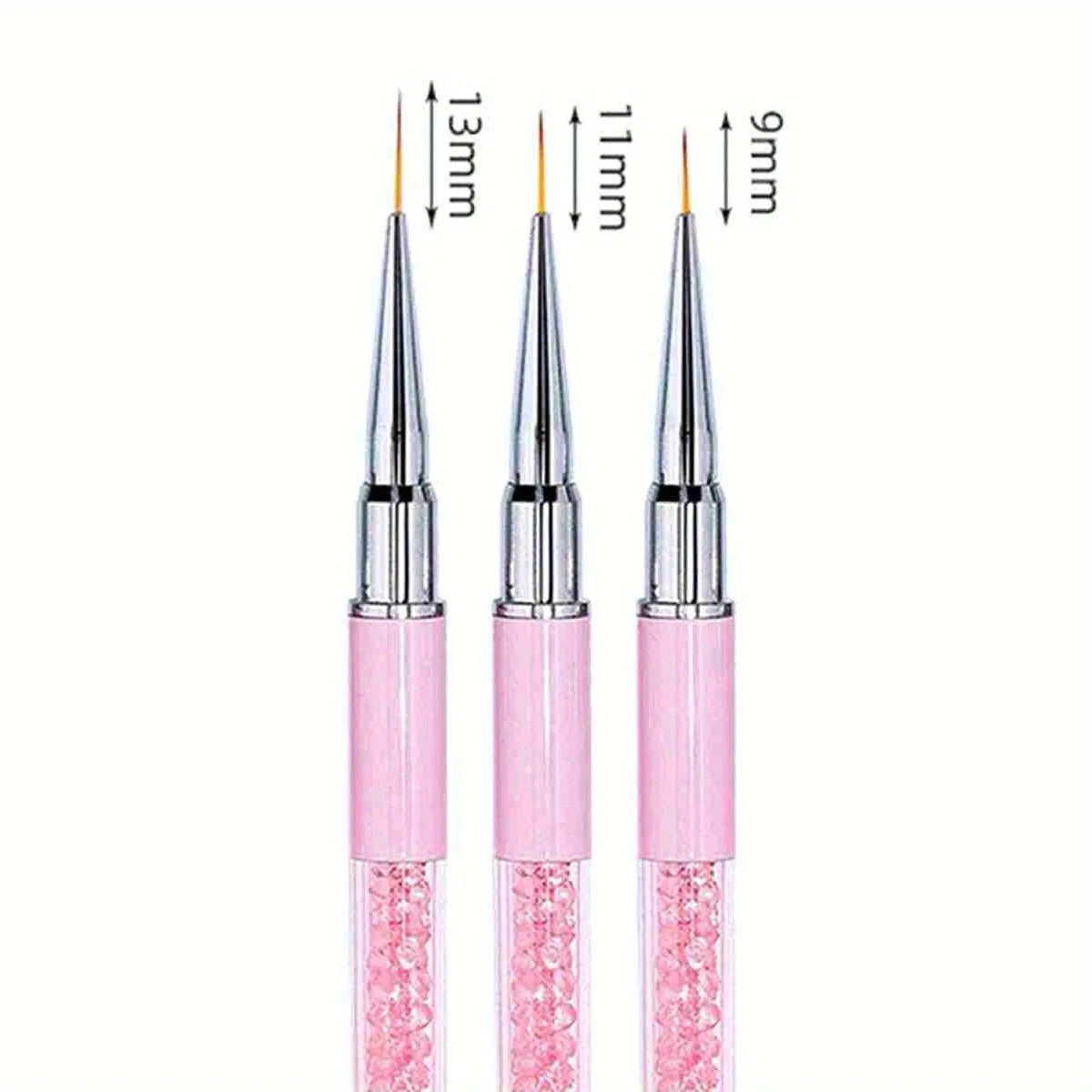 FUMOSIK Nail Art Liner Brush | Striping & 3D Design 5–15mm Nail Art Liner Brush QXL