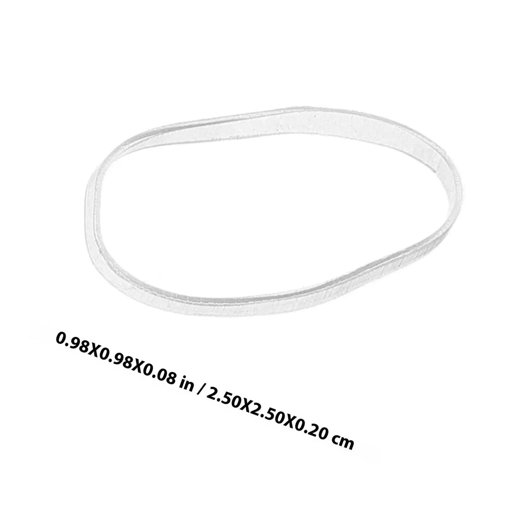 300-Pack Mini Clear Hair Elastics for Girls & Toddlers Hair Elastics QXL
