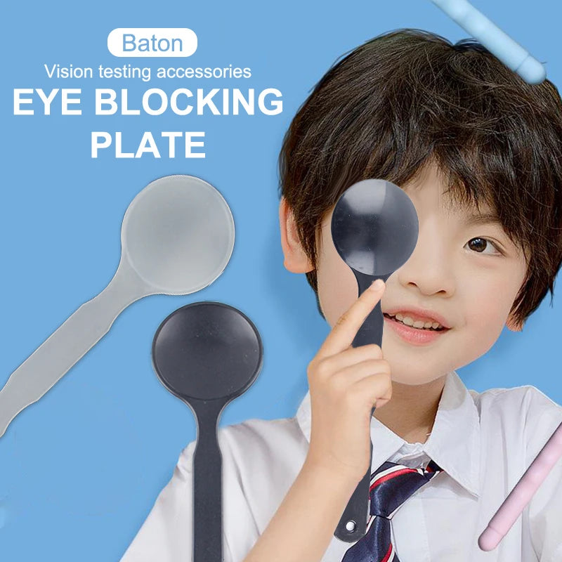 Handheld Eye Occluder | Optometry Vision Test Block Plate Eye Occluder QXL