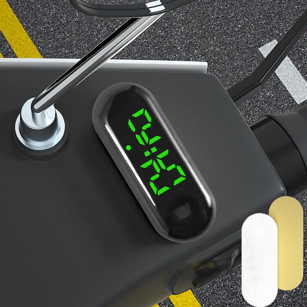Mini LED Stick-On Dashboard Clock | Car & Motorcycle Dashboard Clock QXL