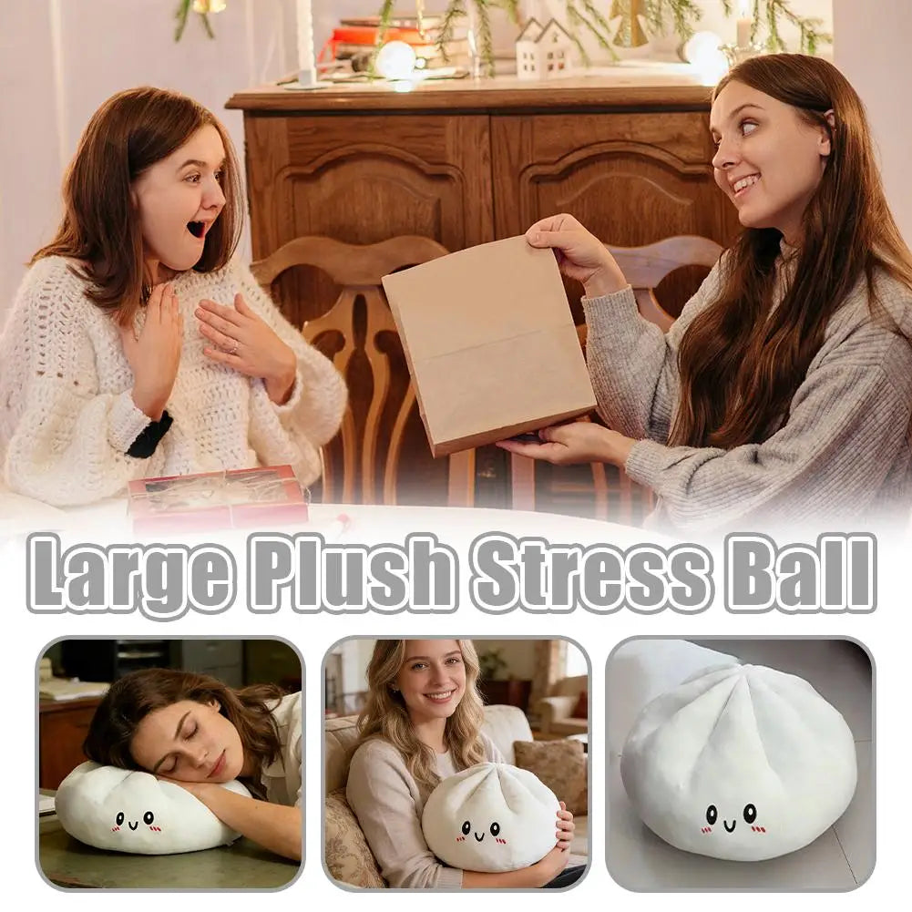 Large Dumpling Squishy Pillow | Sensory Fidget Squeeze Toy Squishy Fidget Toy QXL