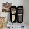 Waterproof Makeup Brush Bag | Double Zipper Travel Case Makeup Brush Bag QXL Large