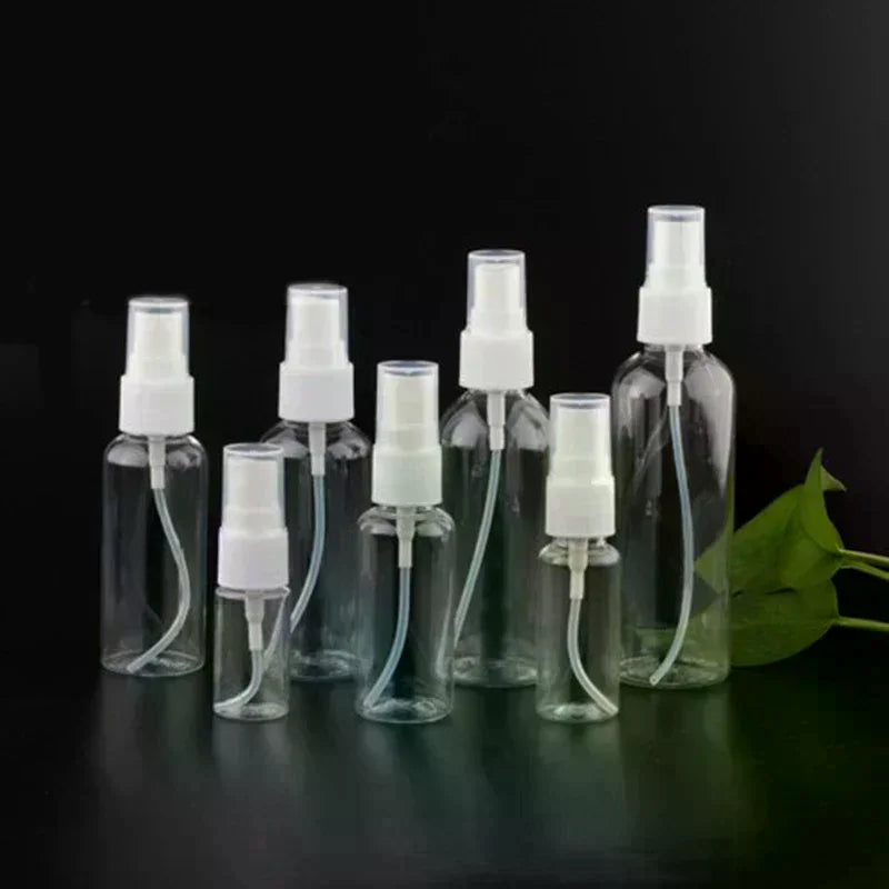 Mini Transparent Spray Bottle for Travel – 10ml to 150ml Travel Spray Bottle QXL