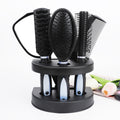RANCAI 4/5-Piece Mirror Comb Set | Air Cushion & Curly Hair Hair Comb Set QXL 5 pcs set blue