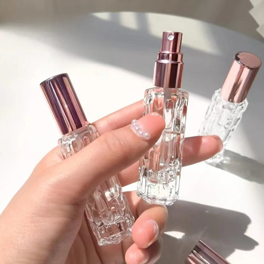 4-Pack 0.34oz Glass Perfume Spray Bottles | Travel Atomizer Perfume Atomizer Set QXL