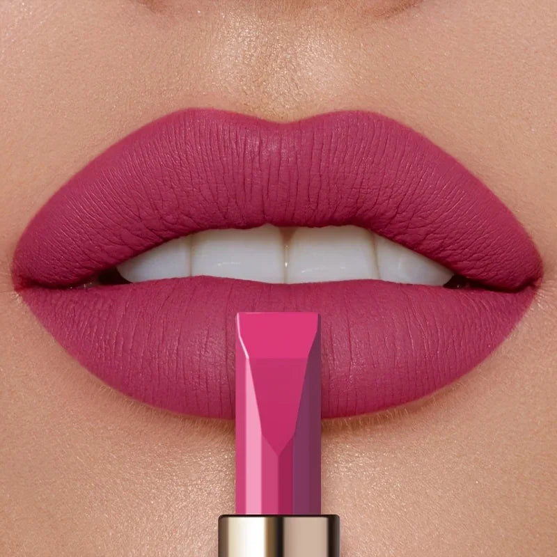 Luxury Matte Velvet Lipstick | Waterproof Long-Lasting Color Matte Velvet Lipstick QXL
