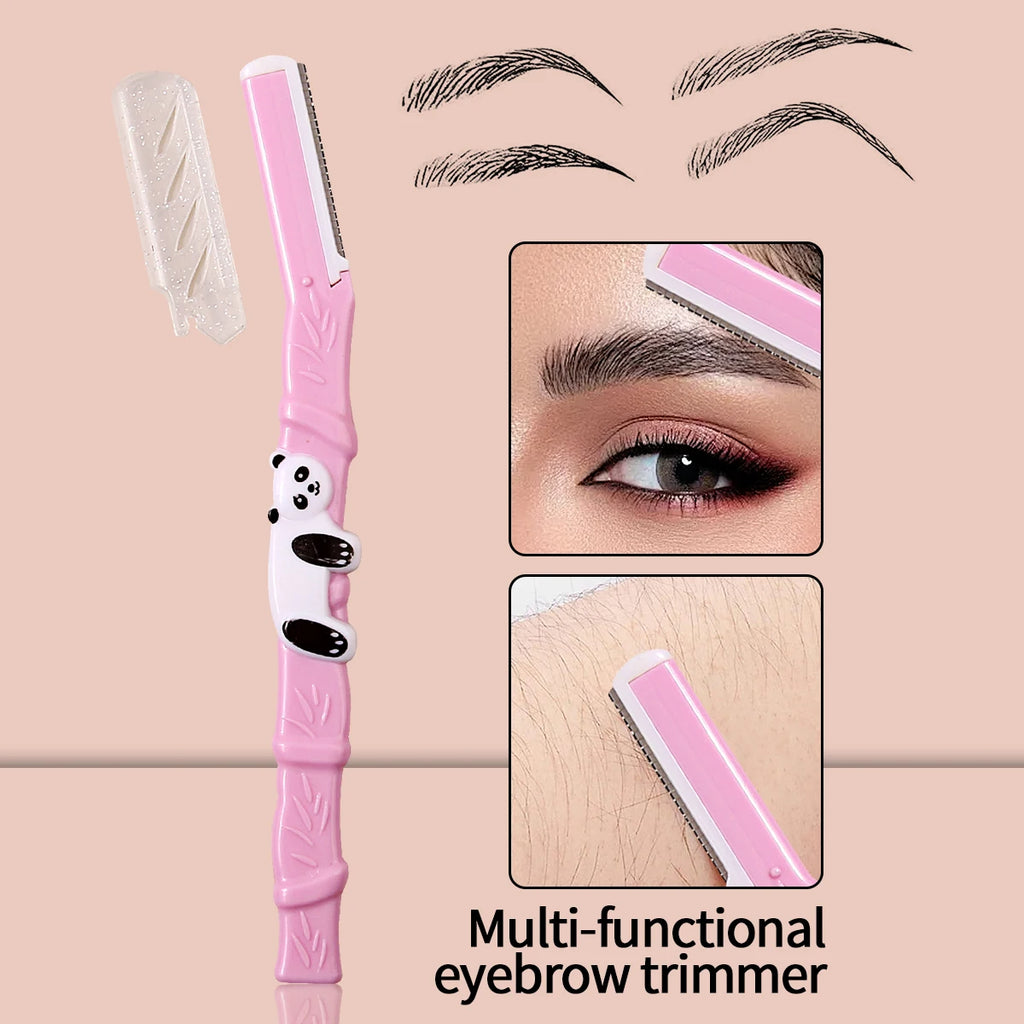 KOSSHOW Eyebrow Razor Trimmer with Safety Cap – Pink Eyebrow Trimmer QXL Pink