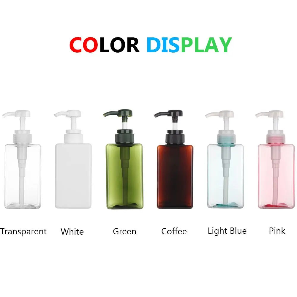 Clear PETG Pump Soap Dispenser Bottle 100–650ml | Refillable Pump Dispenser Bottle QXL