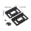 2.5" to 3.5" HDD SSD Mounting Bracket Adapter Tray for PC HDD Mounting Bracket QXL 1set