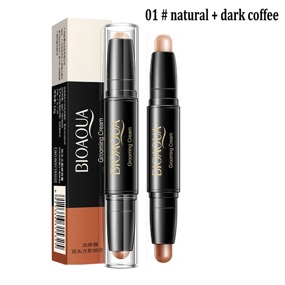 Dual-Tip Contouring & Highlighter Stick | All Skin Types Contouring Stick QXL 04