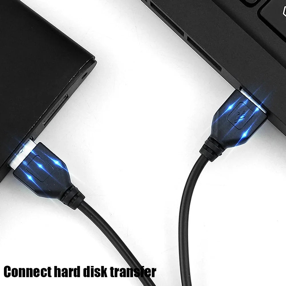 USB 2.0 Male to Male Extension Cable | 0.5m 1m 1.5m USB Extension Cable QXL