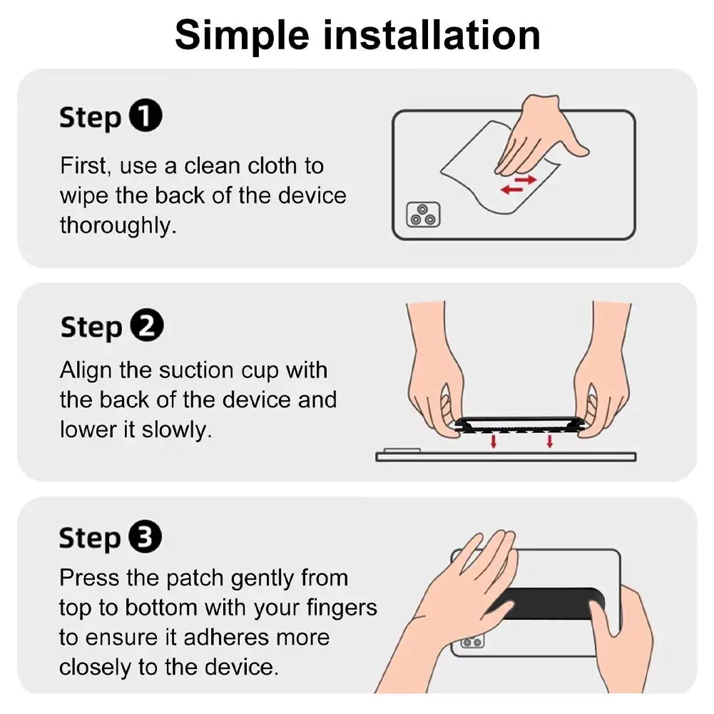 One-Handed Tablet & Phone Grip | Silicone Wrist Strap Phone & Tablet Grip QXL
