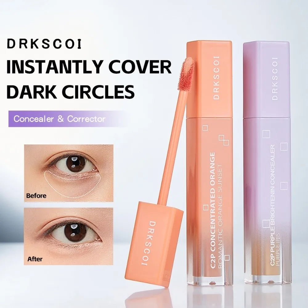 6-Shade Hydrating Under-Eye Concealer | Long-Lasting Cream Under-Eye Concealer QXL