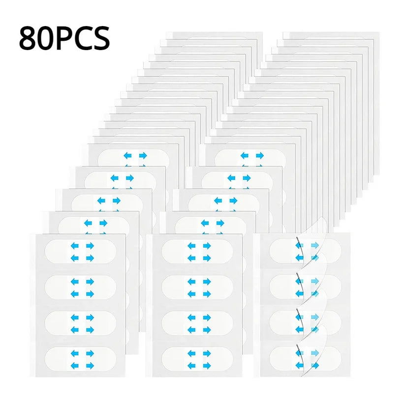 Waterproof Face Lifting Tape | Invisible V-Shape Chin Patches Face Lifting Tape QXL 80pcs set