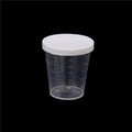 10-Pack 30ml Graduated Plastic Measuring Cups with Caps Measuring Cups QXL 10PCS