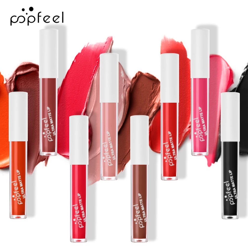 POPFEEL Candy Color Lip Gloss | Non-Stick Long-Lasting Glaze Lip Gloss QXL