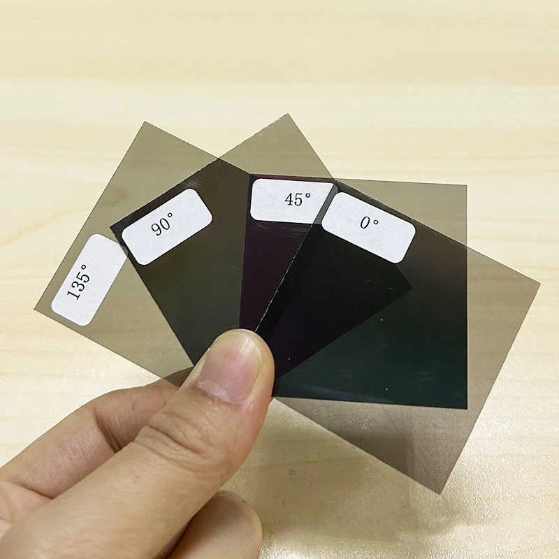 4-Pack LCD/LED Polarizing Film 0/45/90/135° Screen Test Tool Screen Repair Tool QXL