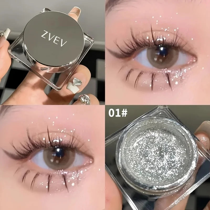 Glitter Liquid Eyeshadow | Metallic Galaxy Shimmer Foil Liquid Eyeshadow QXL 01