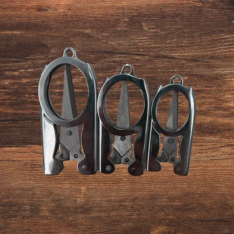 Mini Folding Pocket Scissors | Travel Craft & Thread Cutter Mini Folding Scissors QXL