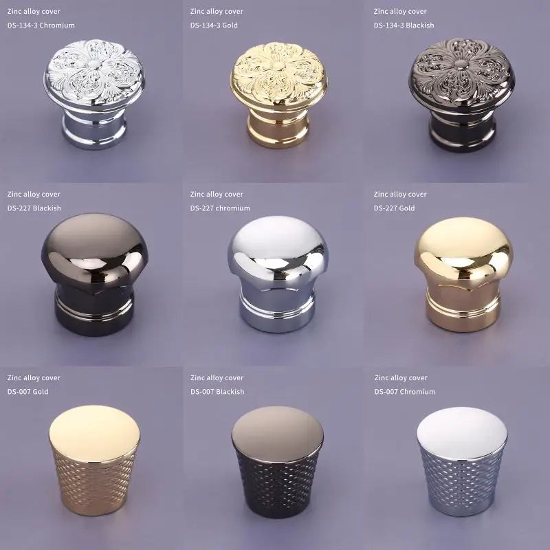 15mm Gold Zinc Alloy Perfume Bottle Cap for Glass Atomizer Perfume Bottle Cap QXL