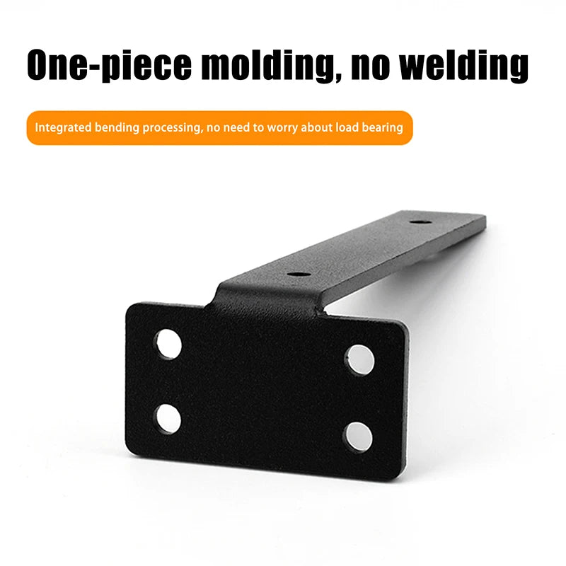 Heavy Duty Invisible Floating Shelf Brackets | 4mm Steel L Bracket Floating Shelf Brackets QXL