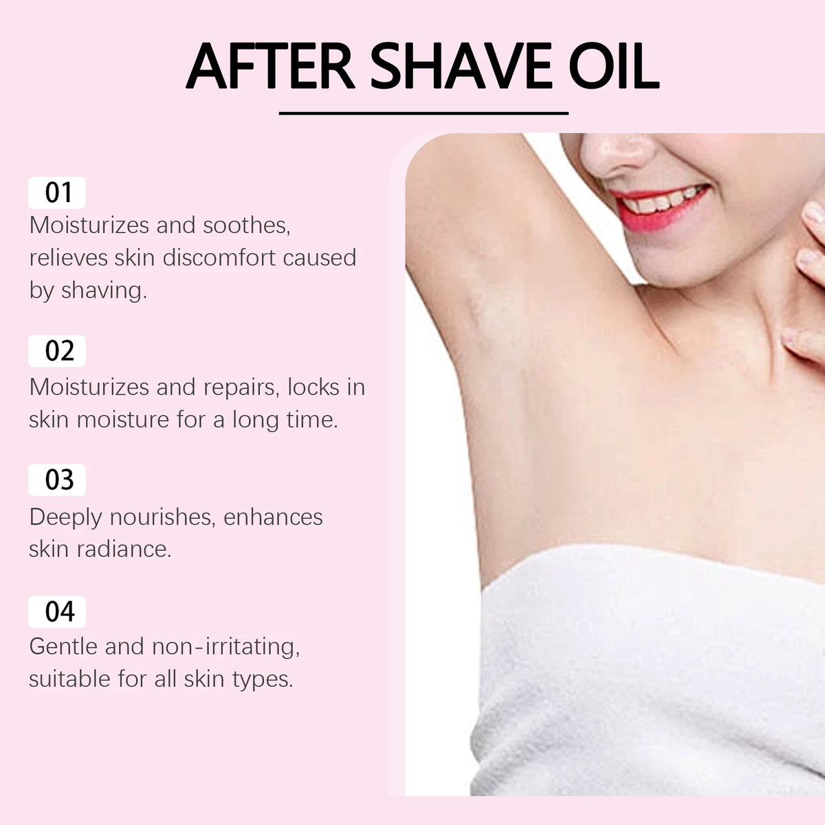 eelhoe Strawberry Vanilla After Shave Oil | 90ml Skin Smoother After Shave Oil QXL