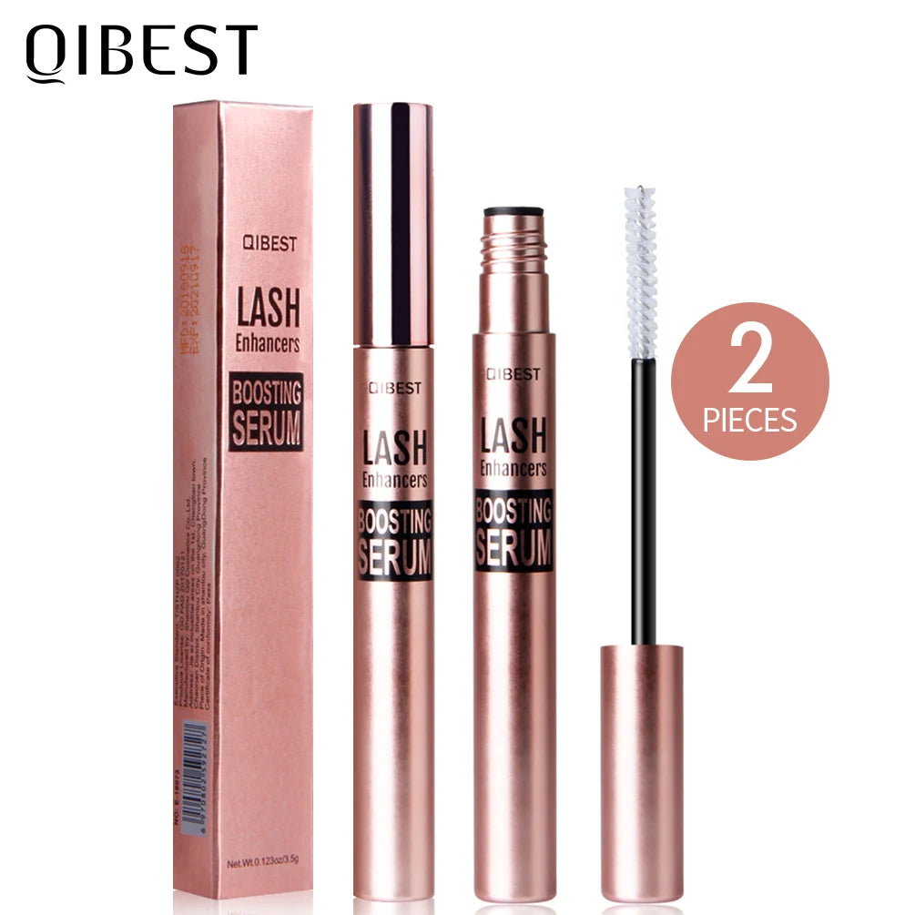 QIBEST 2-Pack Eyelash Growth Serum | Longer, Thicker Lashes Eyelash Growth Serum QXL 2PCS Eyelash Serum