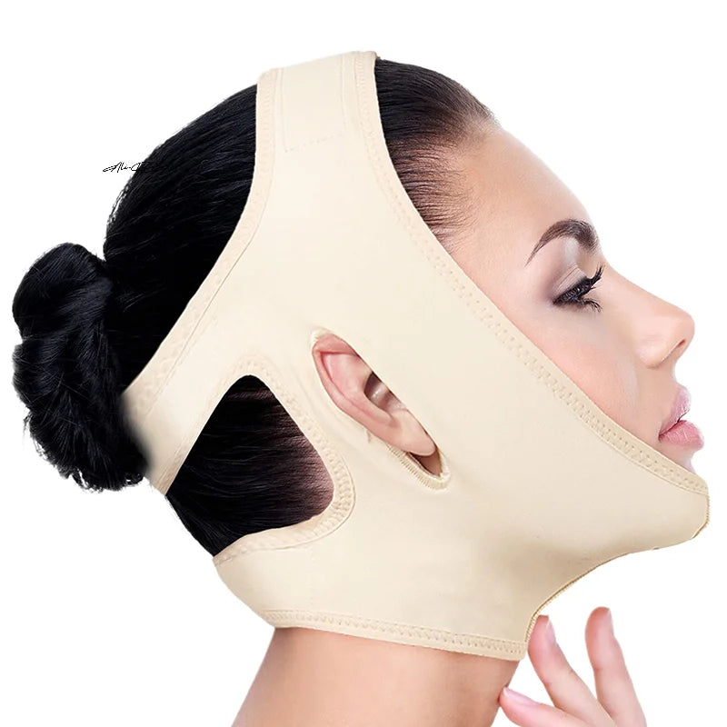 Face Slimming Bandage – Chin Strap & Jawline Lifting Belt Face Slimming Strap QXL