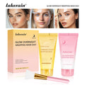 Glow Overnight Wrapping Mask Duo | Turmeric & Collagen, All Skin Overnight Face Mask QXL SET 1