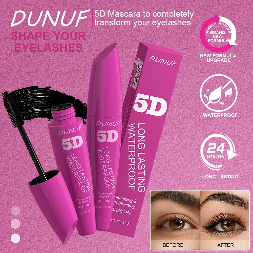 CMAADU 5D Waterproof Mascara – Volumizing & Lengthening Volumizing Mascara QXL
