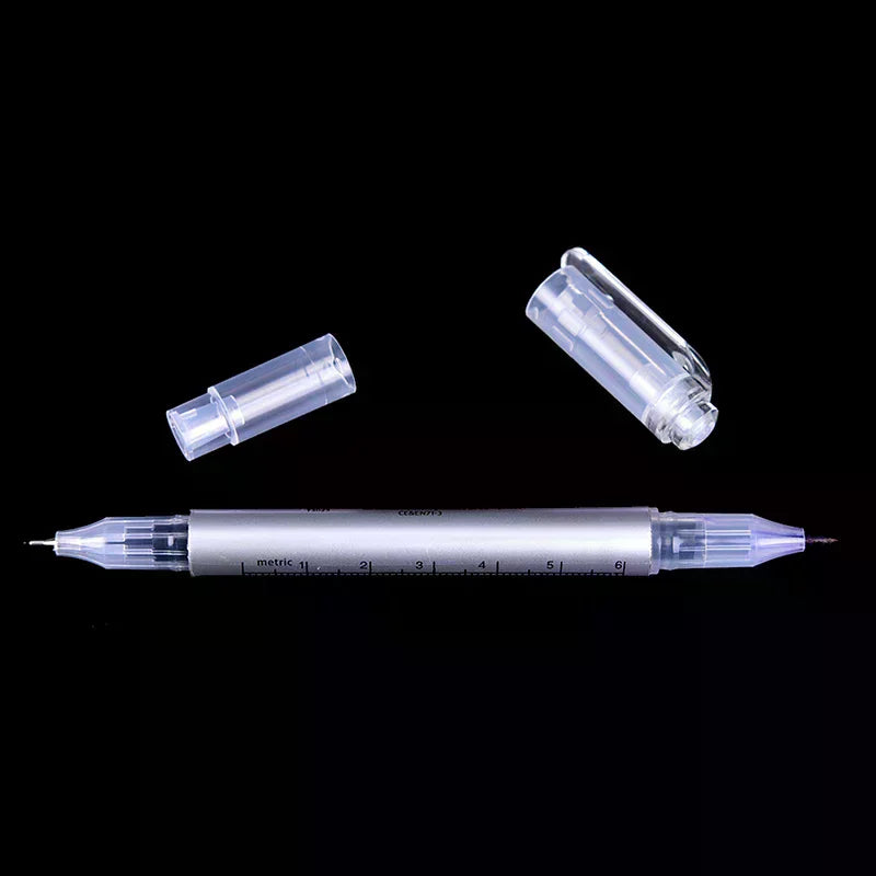 YOVIP Skin Marker Pen & Ruler | Tattoo & PMU Mapping Tool Skin Marker Pen Set QXL