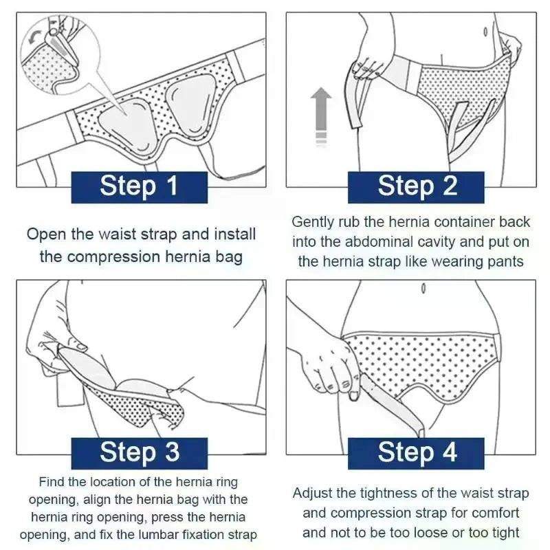 Breathable Hernia Support Belt Truss | Adjustable Strap Hernia Support Belt QXL