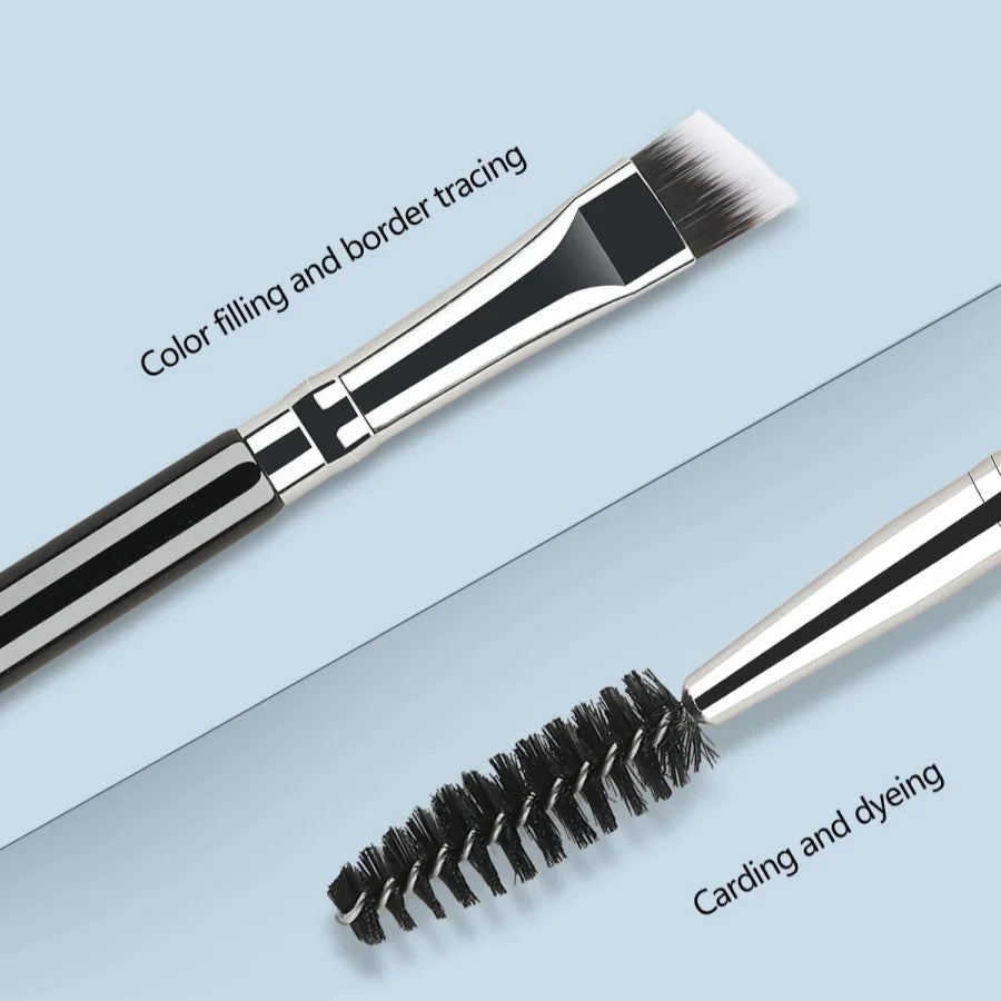 2-in-1 Double-Ended Eyebrow & Eyelash Spoolie Brush Eyebrow Spoolie Brush QXL