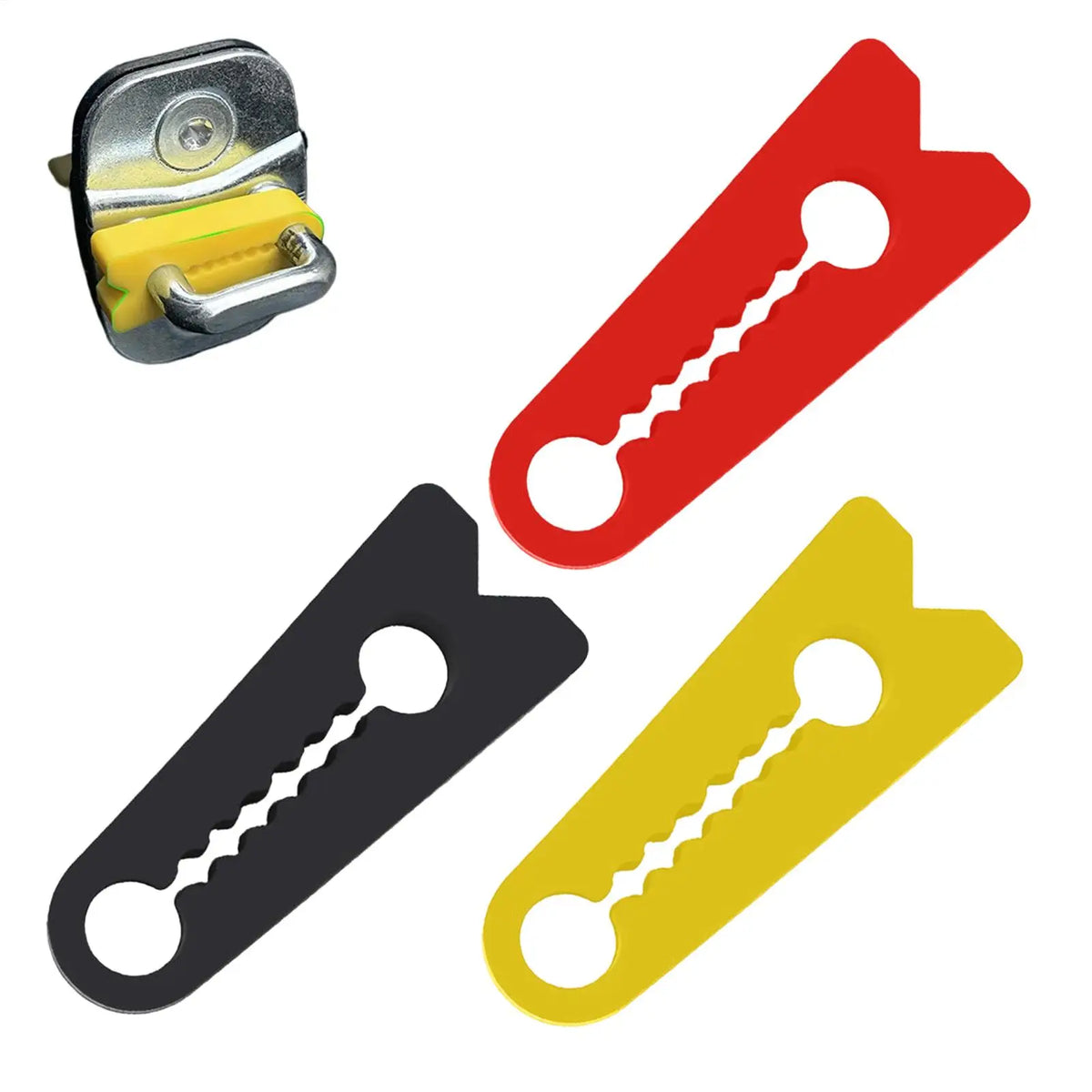 4-Pack Silicone Car Door Latch Cushion | Noise Reduction Pad Car Door Cushion QXL
