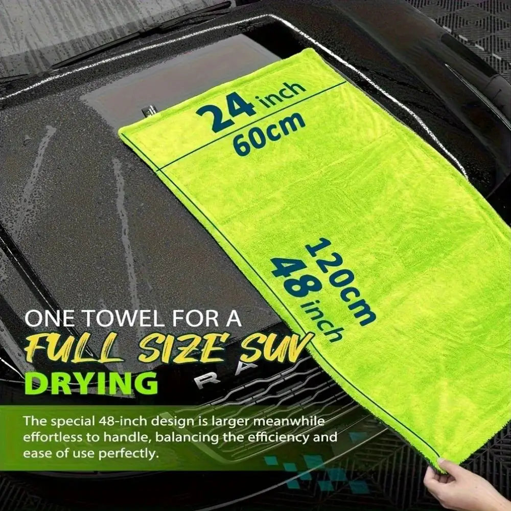 Double-Sided Microfiber Twisted Yarn Car Wash Towel Car Wash Towel QXL