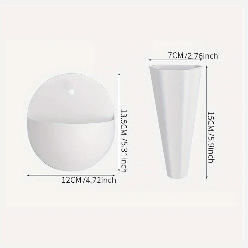 Wall Hanging Plant Pot | Floating Vase & Wall Organizer Wall Planter Vase QXL