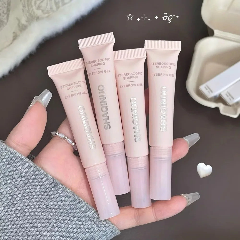 3D Lamination Waterproof Brow Gel | Smudge-Proof Silicone Brush Eyebrow Gel QXL