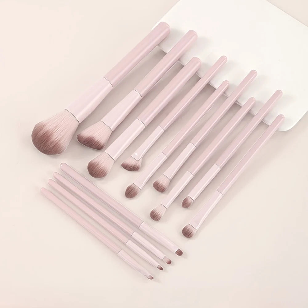 Beginner Makeup Brush Set – Blush, Contour & Eye Shadow Kit Makeup Brush Set QXL