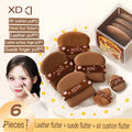 Air Cushion Powder Puff Set – Soft Dry & Wet Sponge Puffs (6pc) Makeup Sponge Puff Set QXL chocolate