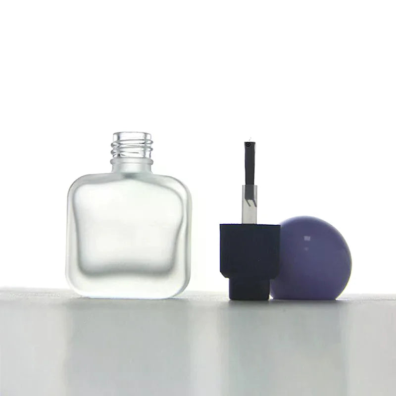 Empty Glass Nail Polish Bottles with Brush | 8/10/15ml Nail Polish Bottle QXL
