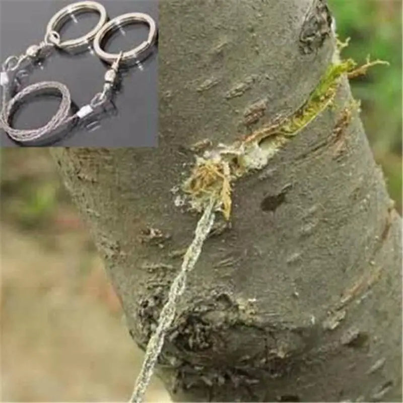 Portable Manual Steel Wire Saw | Camping & Survival Tool Survival Wire Saw QXL